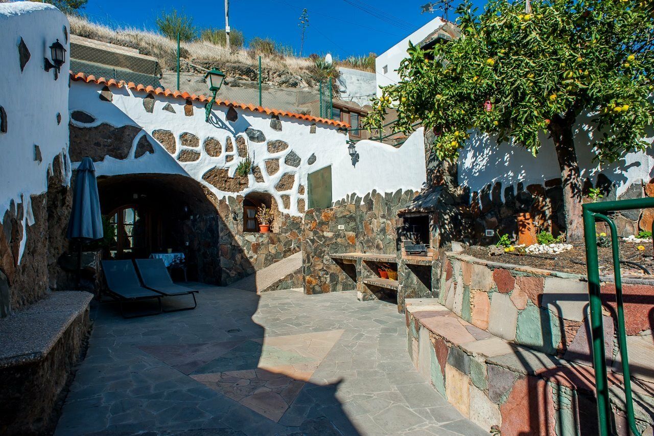 Casa Cueva El Mimo Guest House Artenara Ngoại thất bức ảnh