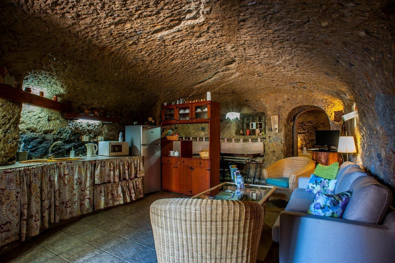 Casa Cueva El Mimo Guest House Artenara Ngoại thất bức ảnh