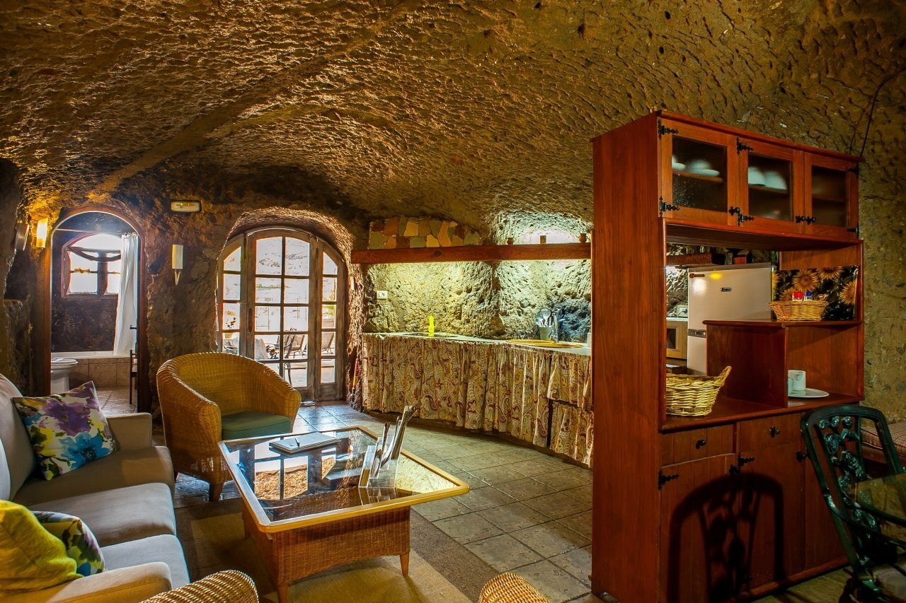Casa Cueva El Mimo Guest House Artenara Ngoại thất bức ảnh