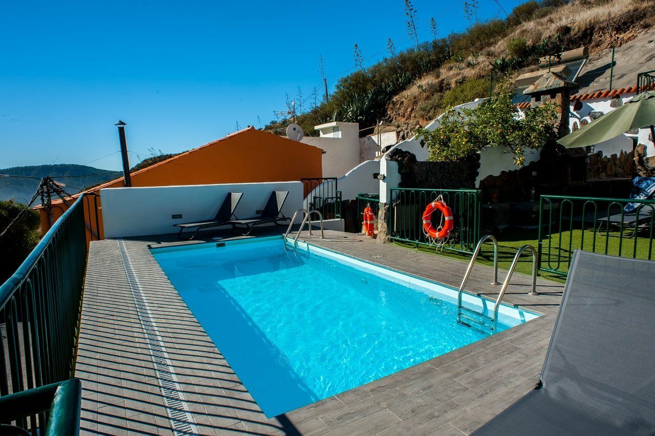 Casa Cueva El Mimo Guest House Artenara Ngoại thất bức ảnh