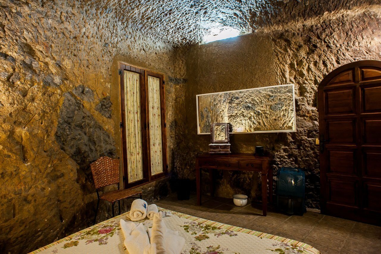 Casa Cueva El Mimo Guest House Artenara Ngoại thất bức ảnh
